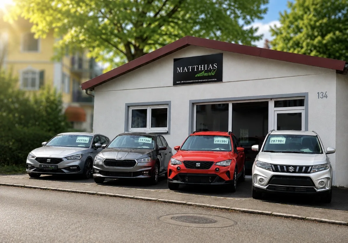 Gebäude von Matthias Automobil an der Kemptener Straße 134 in Lindau
